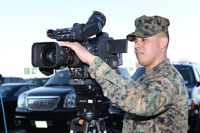 U.S. Marine Corps Sgt. Omar Elorza, a videographer with Headquarters Marine Corps Combat Camera, checks his equipment before a video shoot that will feature Commandant of the Marine Corps Gen. James F. Amos and Sgt. Maj. of the Marine Corps Micheal P. Barrett at the Pentagon in Arlington, Va., Nov. Canadian Videography Insurance Requirements: Client Demands